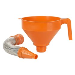 Imbuto cambio olio auto COMBI prolunga flessibile Arancio 02675