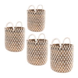 Set ceste 4 pz Naturale e Bianco CP904BA 9462 M16