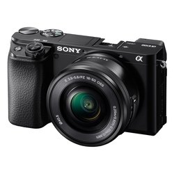 Fotocamera mirrorless 24,2Mpx APS C ALPHA 6100 Kit SELP 16 50mm 3.5 5.6 OSS Black ILCE6100AKB CEC