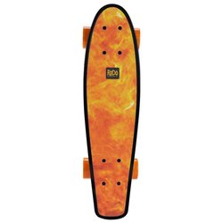 Skateboard Poli Cruiser Fire REDO Arancio e Nero 508594