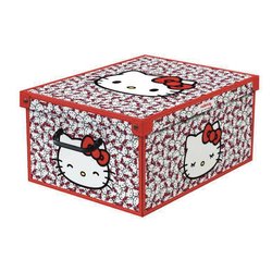 Scatola salvaspazio (50x39x24cm) HELLO KITTY Rosso 660 HK1