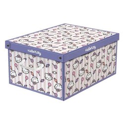Scatola salvaspazio (50x39x24cm) HELLO KITTY Lilla 660 HK2